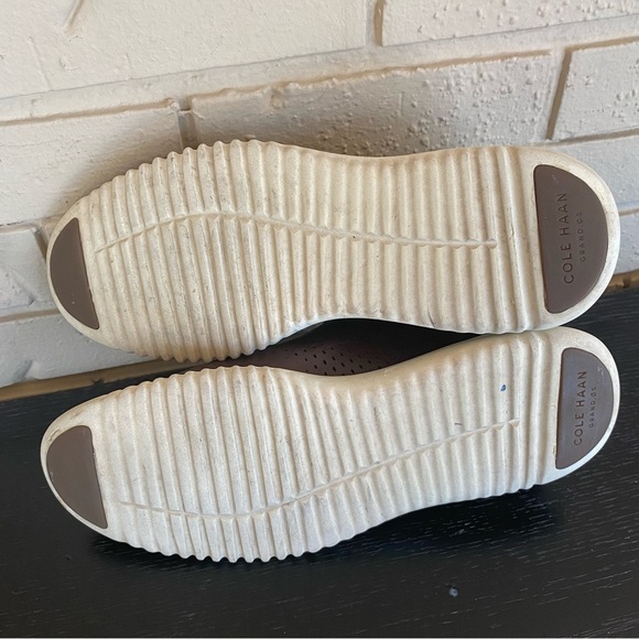 Cole Haan Men's 2.Zerogrand Laser Wingtip Oxford Shoes Brown Ivory, US 9.5 M - Picture 6 of 7